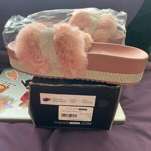 West Hollywood Platform Slides - Fashion Nova